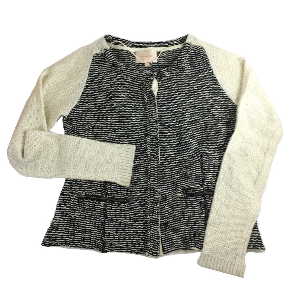 Stitch Fix Skies Are Blue Zip Textured Cardigan - Picture 4 of 8